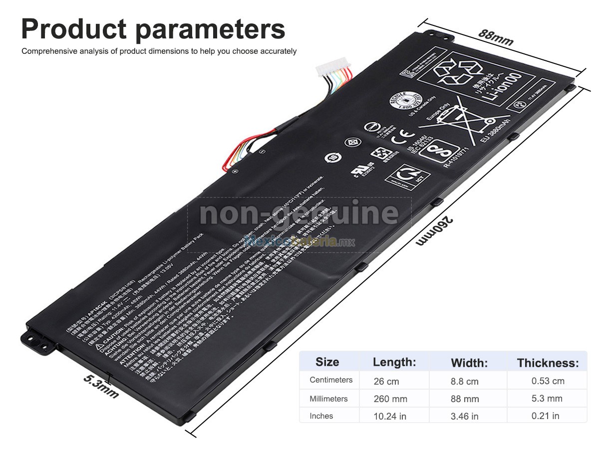 batería para Acer Aspire 3 A315-44P
