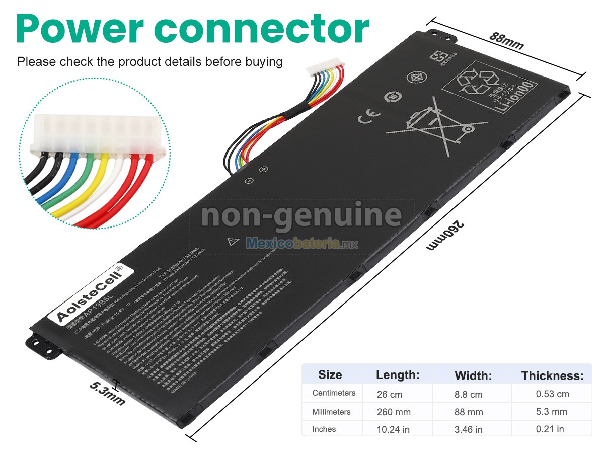 batería para Acer Aspire 3 A315-58