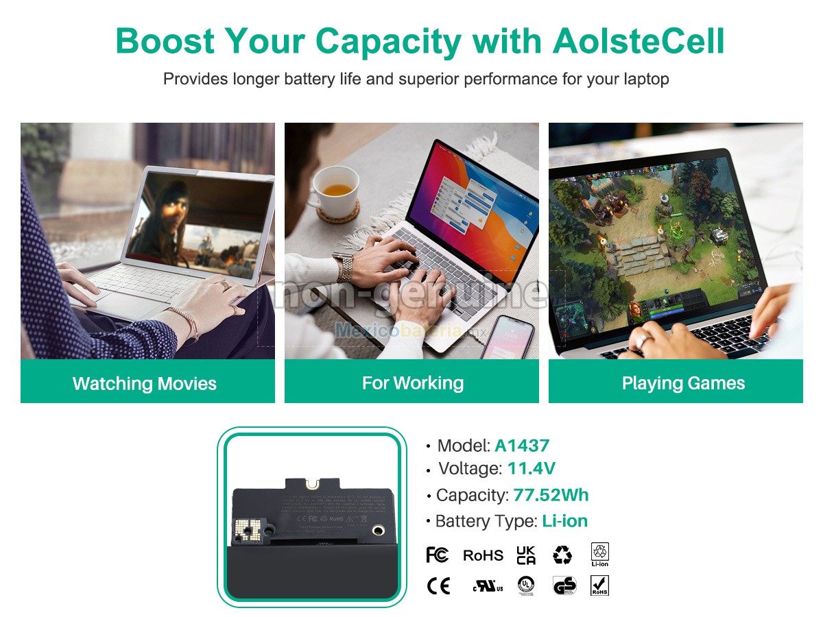 batería para Apple ME662LL/A