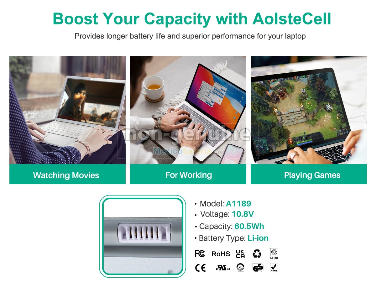 batería para Apple MA458