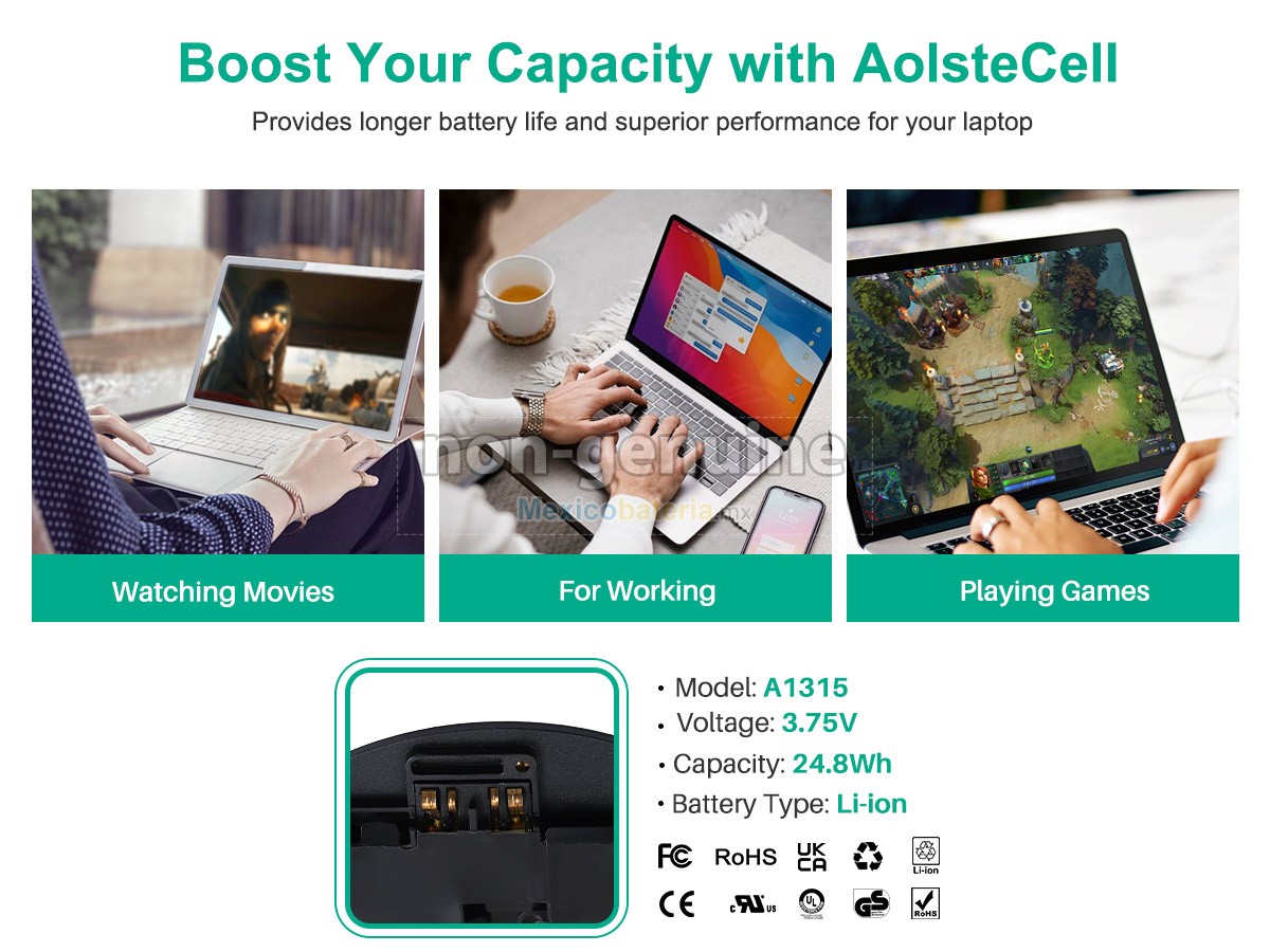 batería para Apple MB292