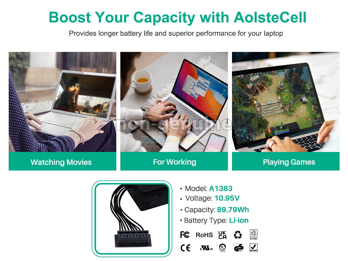 batería para Apple MD311LL/A*