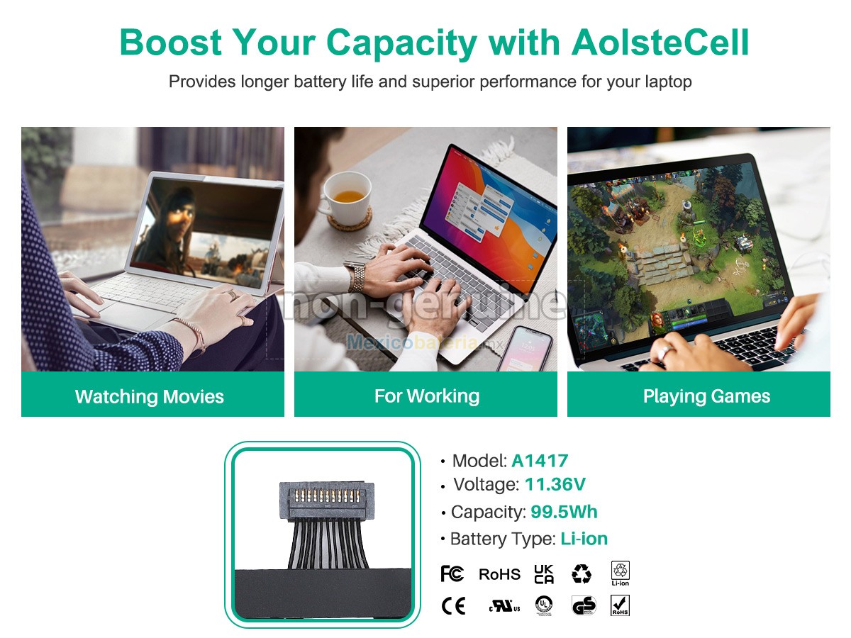 batería para Apple MC975