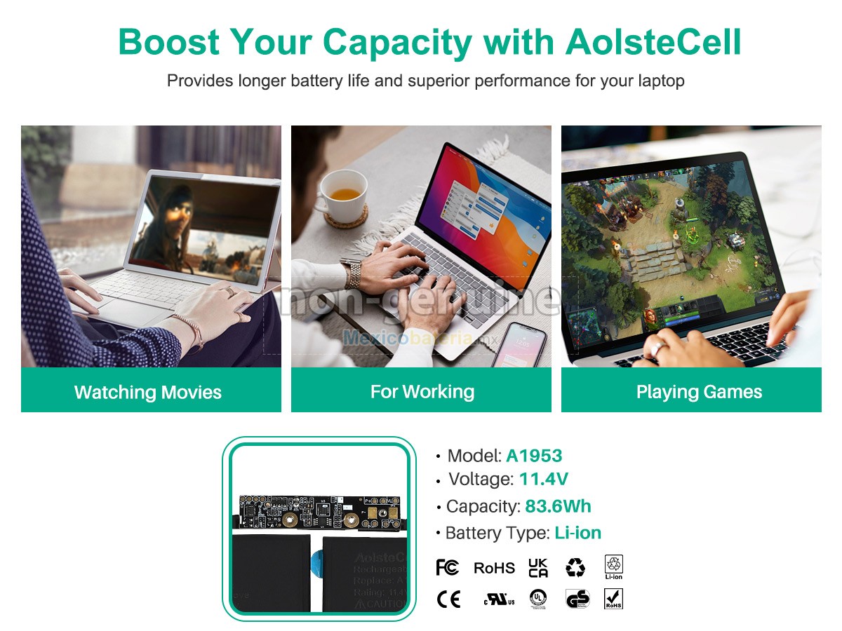 batería para Apple 820-01095