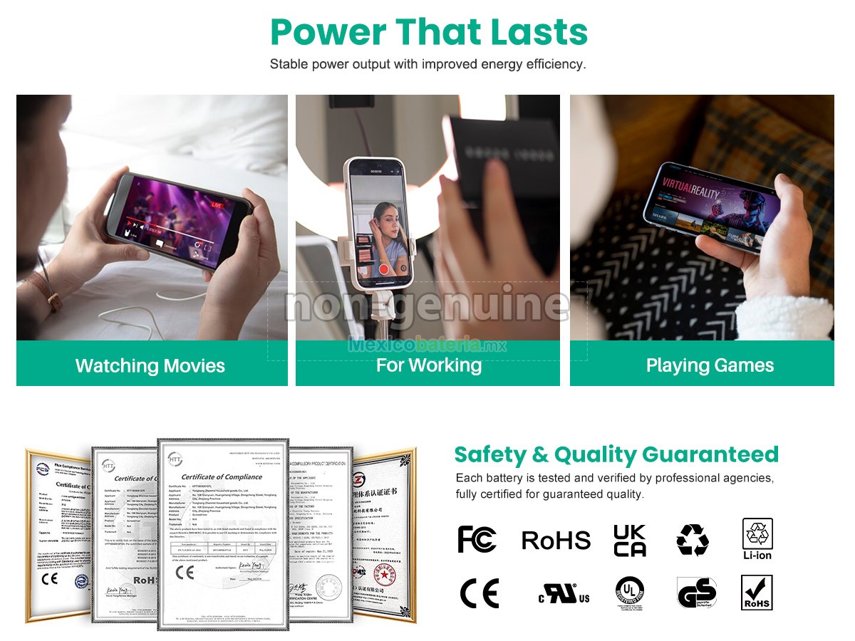 batería para Apple MT952LL/A