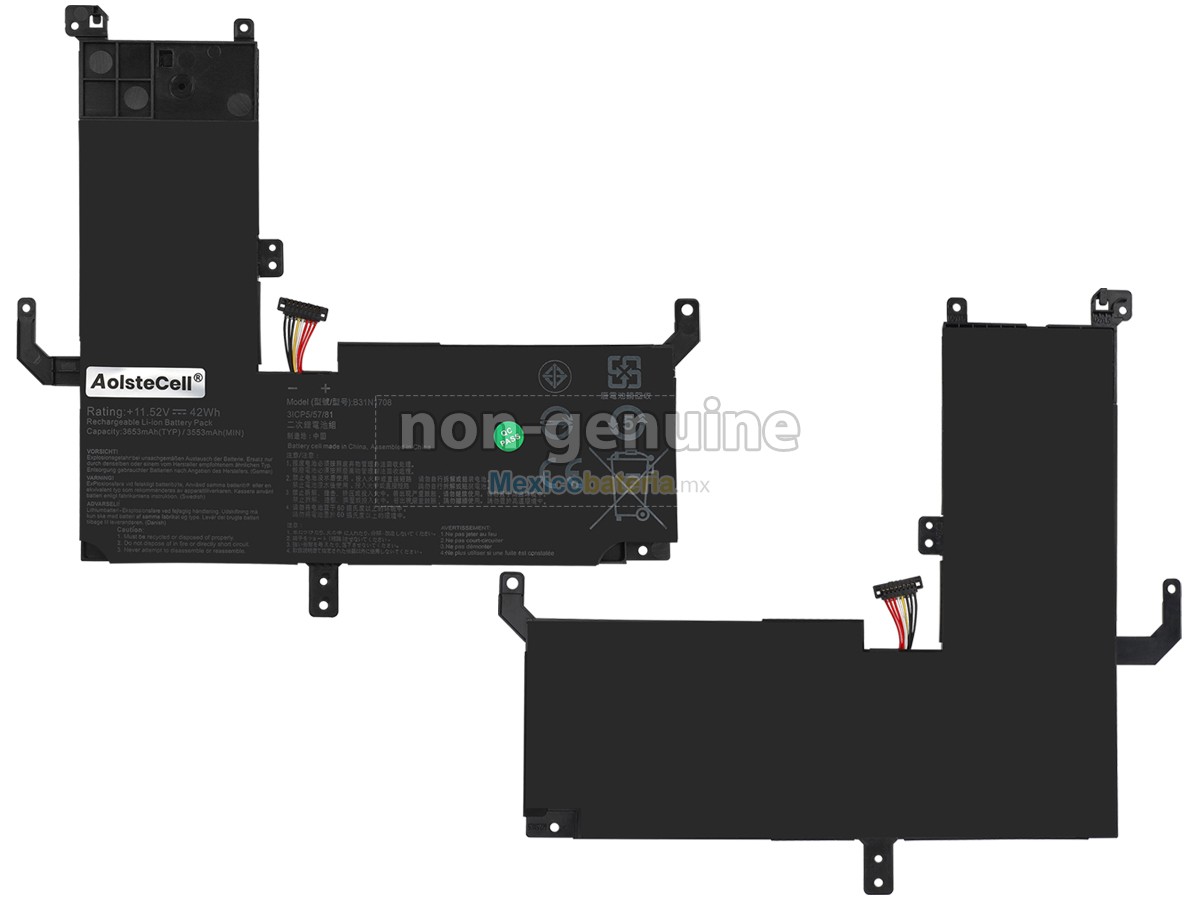 batería para Asus B31N1708