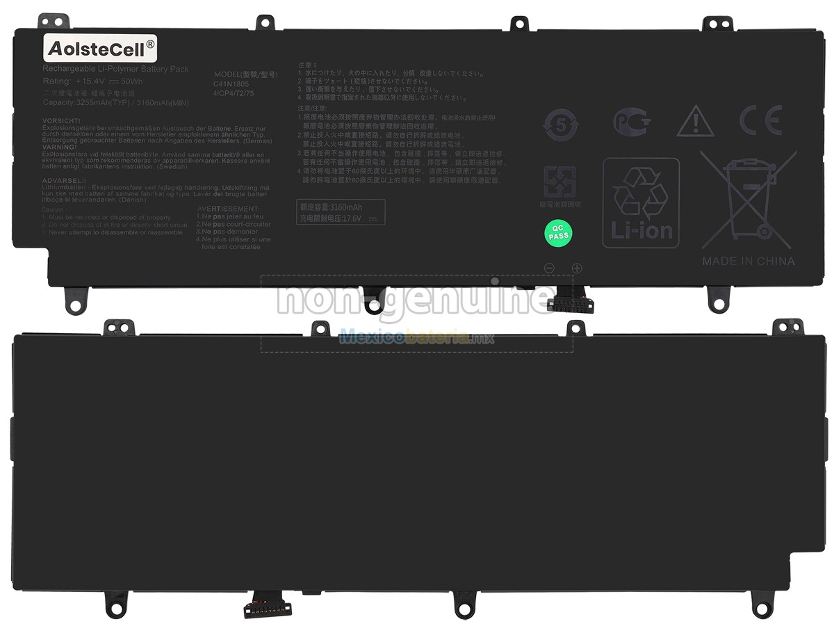 batería para Asus C41N1805