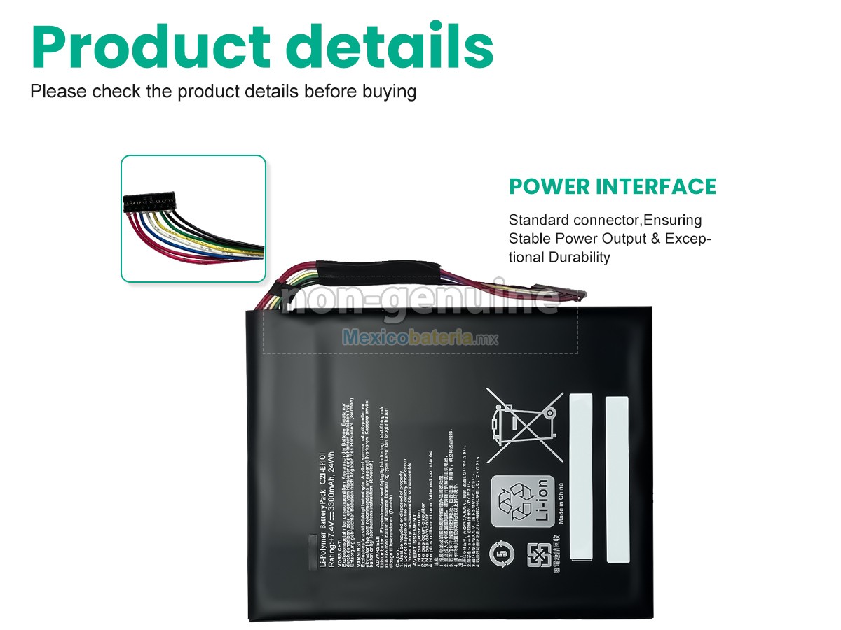 batería para Asus TF101-1B029A