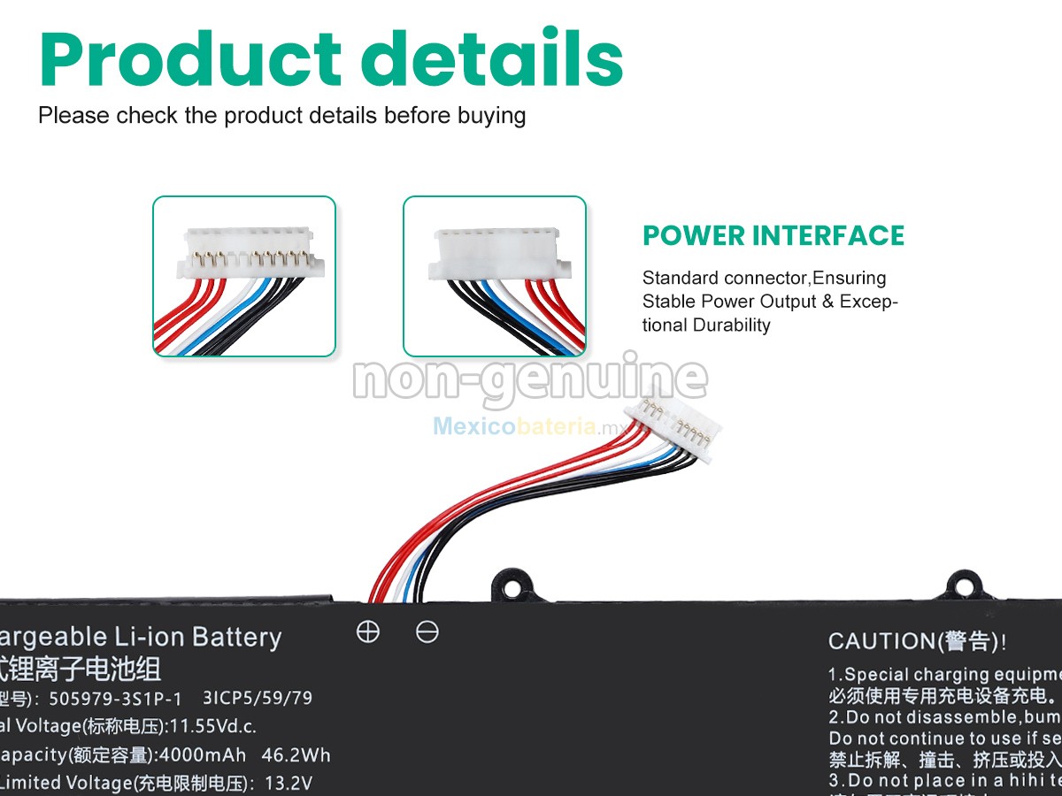 batería para CHUWI 505979-3S1P-1