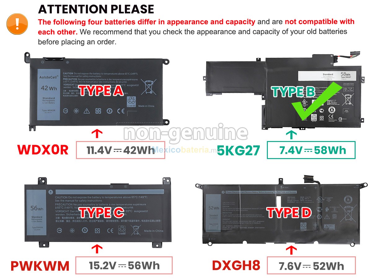batería para Dell Inspiron 14 7000