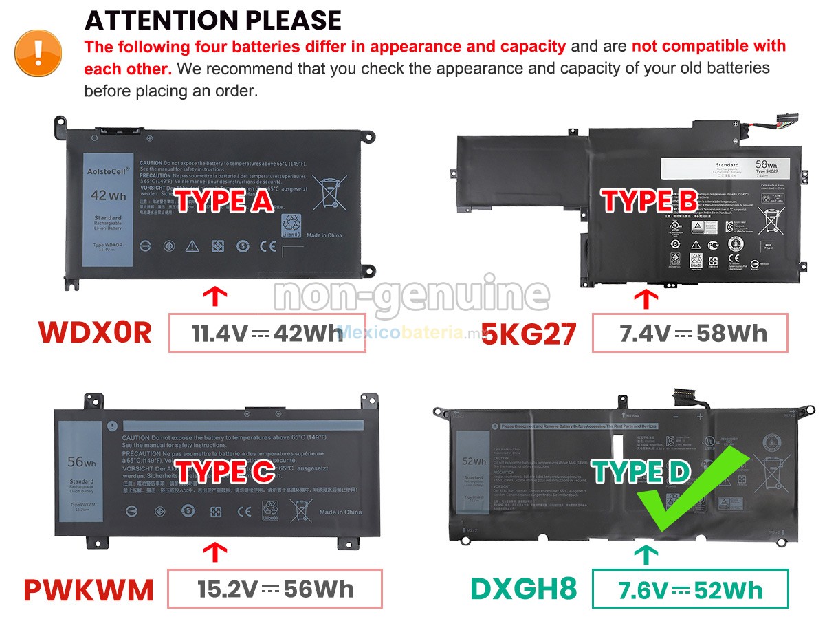 batería para Dell Inspiron 14 7000