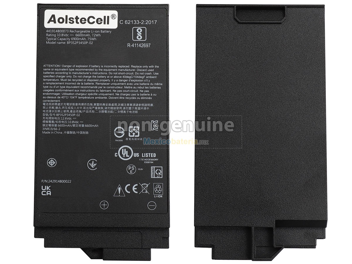 batería para Getac S410