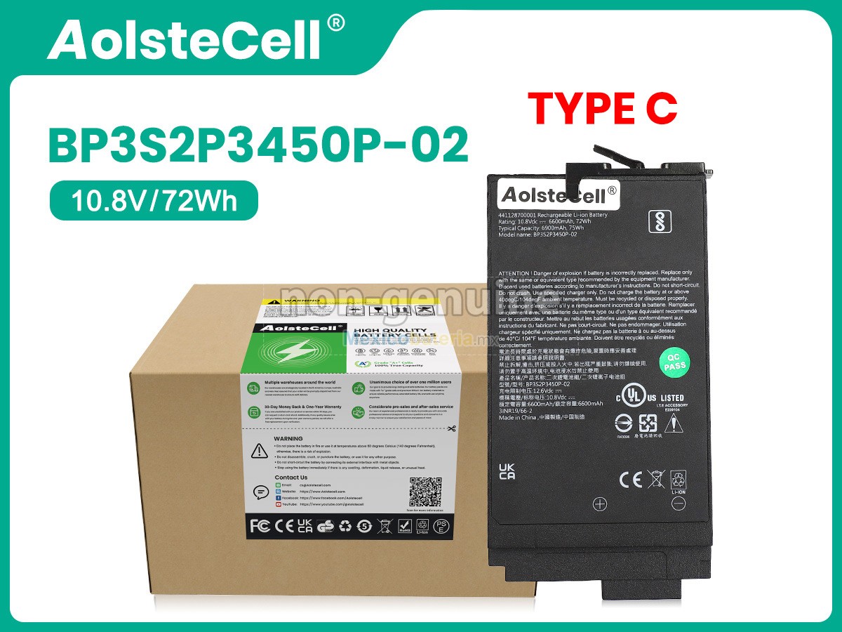 batería para Getac S410