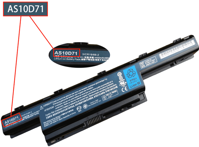 Acer Battery Part Number