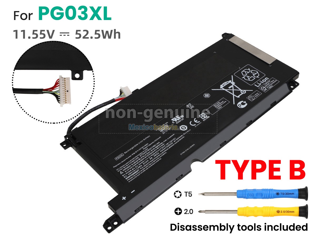 batería para HP PG03XL