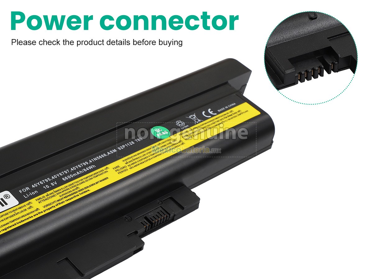 batería para IBM 40Y6797
