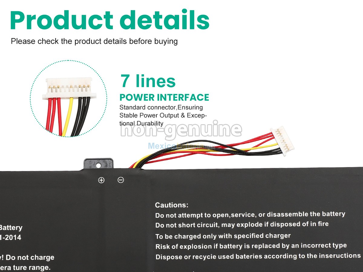 batería para Jumper U3285131PV-2S-9LINES