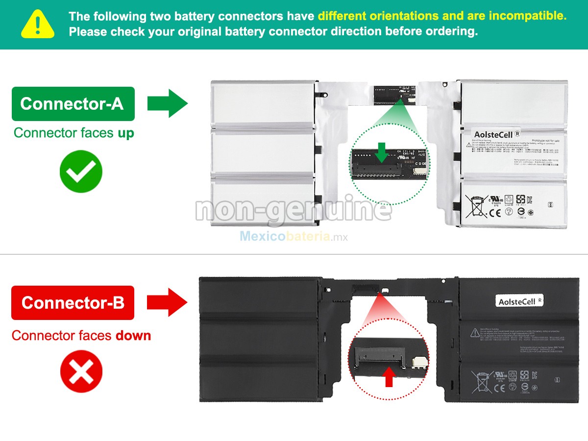batería para Microsoft Surface BOOK2 KEYBOARD