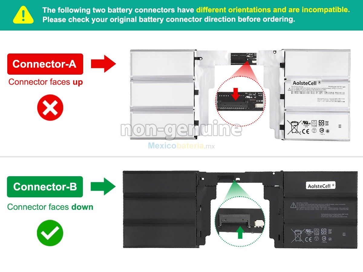 batería para Microsoft Surface BOOK2 KEYBOARD