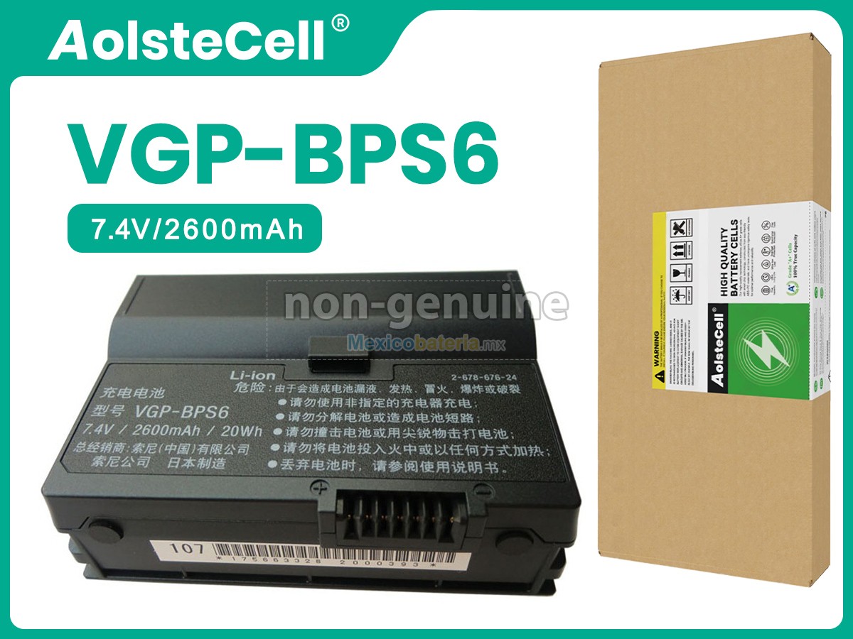 batería para Sony VGP-BPL6